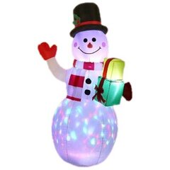 Piepūšamais sniegavīrs cena un informācija | Ziemassvētku dekorācijas | 220.lv