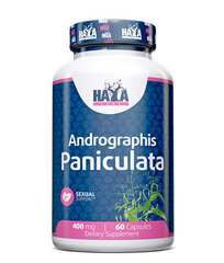 Uztura bagātinātājs Haya Labs Andrographis Paniculata (Ceratonijas ekstrakts) 60 kaps., MP-1704/21 cena un informācija | Vitamīni | 220.lv