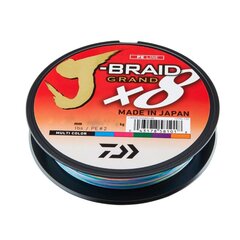 Pīta aukla Daiwa J-Braid Grand x8 Multicolor, 150 m cena un informācija | Makšķerauklas | 220.lv