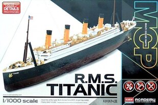 Saliekams modelis Academy 14217 RMS TITANIC 1/100 cena un informācija | Līmējamie modeļ | 220.lv
