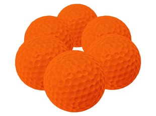Mini golfa bumbiņas 6 gab. iepakojumā (oranžas) cena un informācija | Golfs | 220.lv