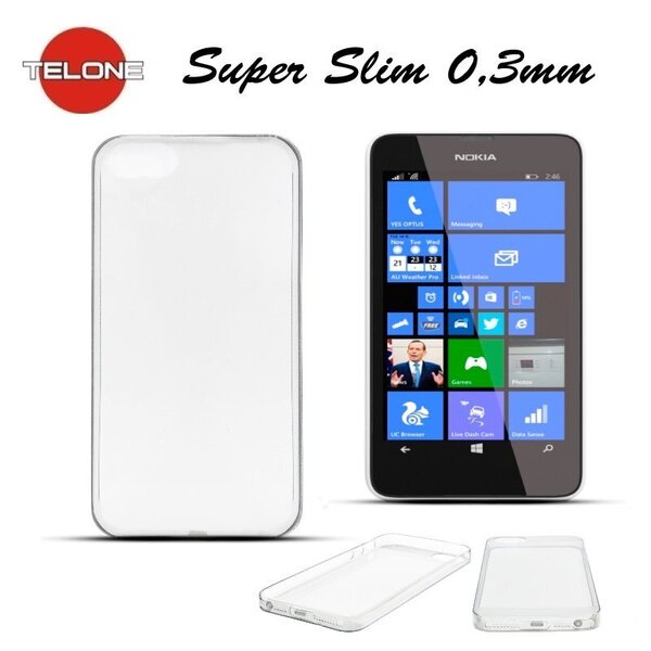 Telone Ultra Slim 0.3mm Back Case Nokia 930 Lumia super plāns telefona apvalks Caurspīdīgs cena un informācija | Telefonu vāciņi, maciņi | 220.lv