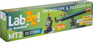 Mikroskopa un teleskopa komplekts Levenhuk LabZZ MT2 cena un informācija | Teleskopi un mikroskopi | 220.lv
