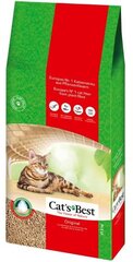 Dabiskie kokskaidu pakaiši kaķiem Cat's Best Okoplus 40 l​ cena un informācija | Smiltis un pakaiši | 220.lv