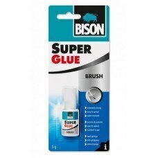 Līme Bison Super Glue with Brush 5 g cena un informācija | Līmes | 220.lv