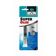 Līme Bison Super Glue Gel 3 g cena un informācija | Līmes | 220.lv