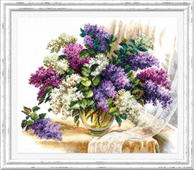 Набор для вышивания Magic Needle  "The Scent of Lilacs" 40-64 цена и информация | Аксессуары для вышивания | 220.lv