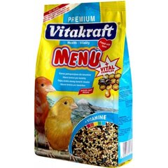 Vitakraft Menu Vital Honey barība kanārijputniņiem, 500 g cena un informācija | Putnu barība | 220.lv