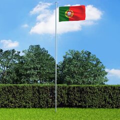 Portugalijos vėliava su stiebu cena un informācija | Karogi un aksesuāri | 220.lv