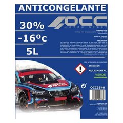 Antifrīzs OCC Motorsport 30% Zaļš (5 L) cena un informācija | Vējstiklu un dzesēšanas šķidrumi | 220.lv