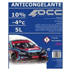 Antifrīzs OCC Motorsport 10% Rozā (5 L) cena un informācija | Vējstiklu un dzesēšanas šķidrumi | 220.lv