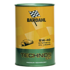 Automašīnu motoreļļa Bardahl TECHNOS C60 Exceed SAE 5W 40 (1L) cena un informācija | Motoreļļas | 220.lv