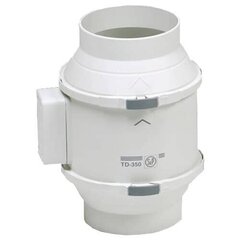 Ventilators S&P TD-350/125 cena un informācija | Ventilatori vannas istabai | 220.lv