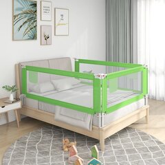 Aizsargbarjera bērnu gultai vidaXL, zaļa, 100x25cm cena un informācija | Bērnu drošības preces | 220.lv