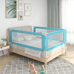 Aizsargbarjera bērnu gultai vidaXL, zila, 100x25cm cena un informācija | Bērnu drošības preces | 220.lv