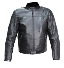 Dabīgas ādas moto jaka ar aizsargiem cena un informācija | Moto jakas | 220.lv