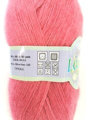 Adīšanas diegi Lanos Angora, 100g, krāsa rozā 949R cena un informācija | Adīšana | 220.lv
