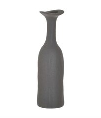Keramikas vāze Grey Flute 27 cm cena un informācija | Vāzes | 220.lv