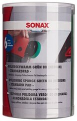 SONAX Polishing Sponge green (medium), Vidēji cieta Zaļā pulēšanas ripa, 80mm, 6gb cena un informācija | Tīrīšanai, salvetes | 220.lv