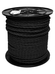 Instalācijas tekstila kabelis Electraline 43473, 100 m cena un informācija | Auduma vadi un spaiļu bloki | 220.lv