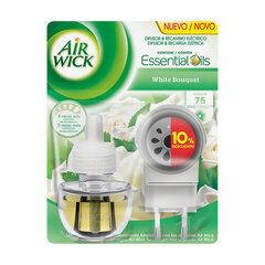 Elektriskais Gaisa Atsvaidzinātājs + Uzpildītājs Essential Oils Air Wick White Bouquet (19 ml) cena un informācija | Gaisa atsvaidzinātāji | 220.lv