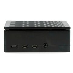 Raspberry Pi 4B ABS, melna kaste cena un informācija | Atvērtā koda elektronika | 220.lv