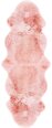 Narma paklājs no dabīgām aitādām Merino M, rozā krāsā - dažādi izmēri, Narma naturaalsetest lambanahkadest vaip Merino M, roosa, 8x, 170 x 180 cm cena un informācija | Paklāji | 220.lv