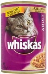 Mitrā barība kaķiem Whiskas, 400 g cena un informācija | Konservi kaķiem | 220.lv