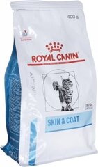 Royal Canin Feline Skin & Coat sausā barība pieaugušiem kaķiem, ar mājputnu gaļu, 400 g cena un informācija | Sausā barība kaķiem | 220.lv