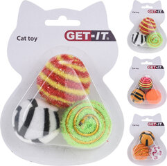 Cats bumbiņu komplekts, 3 gab cena un informācija | Rotaļlietas kaķiem | 220.lv