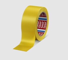 Lente objektu un šķēršļu apzīmēšanai Tesaflex® 60760, 50mm x 33m - dzeltena cena un informācija | Rokas instrumenti | 220.lv