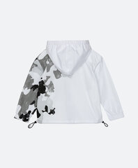 Ветровка белая с принтом и капюшоном для мальчиков «Gulliver», 104*56*51 cm цена и информация | Куртки для мальчиков | 220.lv