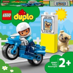 Полицейский мотоцикл 10967 LEGO® DUPLO®   цена и информация | Конструкторы | 220.lv
