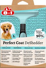 8in1 Perfect Coat Deshedder furminators lieliem suņiem cena un informācija | Kopšanas līdzekļi dzīvniekiem | 220.lv