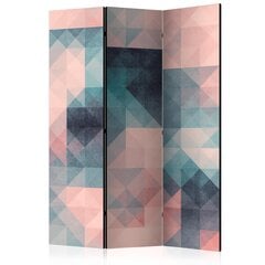3-daļīgs aizslietnis - Pixels (Green and Pink) [Room Dividers] cena un informācija | Aizslietņi | 220.lv
