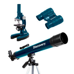 Teleskops, mikroskops un binoklis Discovery Scope Set 3, ar grāmatu cena un informācija | Teleskopi un mikroskopi | 220.lv