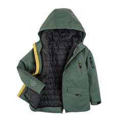 Cool Club куртка 3in1 для мальчиков, COB2420105-00, зеленый/черный цена и информация | Куртки для мальчиков | 220.lv