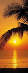 Foto tapetes Palmy Beach Sunrise cena un informācija | Fototapetes | 220.lv