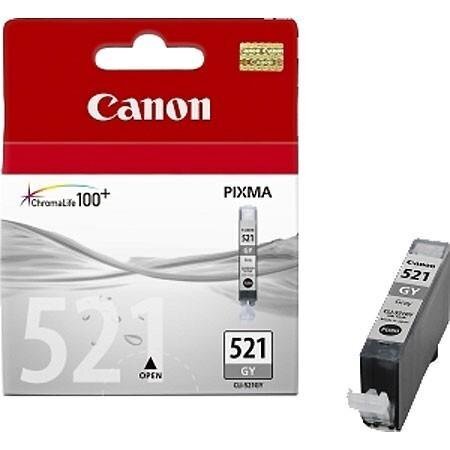 Ink Canon CLI521GY grey BLISTER with security | iP3600/iP4600/MP980 cena un informācija | Tintes kārtridži | 220.lv
