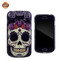 Zooky Gumijots telefona apvalks ar Skulls Art Dizainu Samsung S7270 S7275 Galaxy Ace 3 cena un informācija | Maciņi, somiņas | 220.lv
