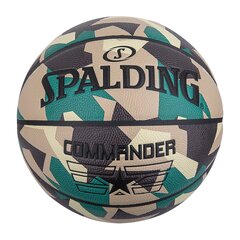 Basketbola bumba Spalding Commander Poly, 5. izmērs cena un informācija | Basketbola bumbas | 220.lv