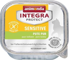 Konservi kaķiem Animonda Integra Sensitive, ar tītara garšu, 100 g cena un informācija | Konservi kaķiem | 220.lv