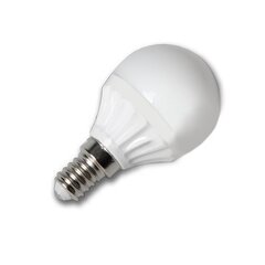 4W LED spuldze 220V Е14 P45 SMD LED (3000K) silta balta cena un informācija | Spuldzes | 220.lv