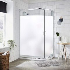 Logu privātuma plēve, noņemams stikla pārsegs vannas istabai, necaurspīdīga statiskā līmējošā siltuma kontroles durvju uzlīme, nelīpoša (matēta balta, 44,5 x 300 cm) cena un informācija | Dekoratīvās uzlīmes | 220.lv
