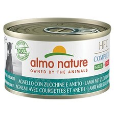 Almo Nature HFC Complete Made In Italy, suņiem, jērs ar cukini un dillēm, 95g. cena un informācija | Konservi suņiem | 220.lv