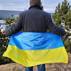 Ukrainas karogs, 140 x 90 cm cena un informācija | Karogi un aksesuāri | 220.lv
