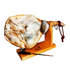 Jamon Rezerva šķiņķis, 6,7kg-7,2kg + statīvs ar nazi Jamoniera cena un informācija | Gaļas produkti | 220.lv