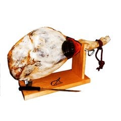 Jamon Rezerva šķiņķis, 5,4kg-5,8kg + statīvs ar nazi Jamoniera cena un informācija | Gaļas produkti | 220.lv