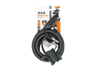 Velosipēda slēdzene AXA Resolute 12-180, 12x1800 mm, melna cena un informācija | Velo slēdzenes | 220.lv
