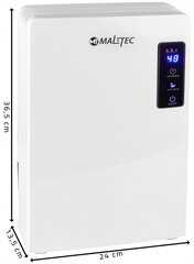 Mitruma attīrītājs un gaisa attīrītājs - MALTEC 1800ML cena un informācija | Gaisa sausinātāji, mitruma savācēji | 220.lv